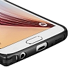 Baseus Beauty Arc Samsung i9800 Galaxy S6 Metal Bumper ereve Siyah Klf - Resim: 2