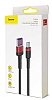 Baseus Cafule HW USB Type-C Siyah-Krmz Data Kablosu 1m - Resim: 4