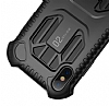Baseus Cold Front Cooling iPhone X / XS Ultra Koruma Siyah Klf - Resim 4