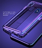 Baseus Colorful Airbag iPhone XR Ultra Koruma Mavi Silikon Klf - Resim 4