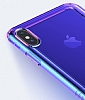 Baseus Colorful Airbag iPhone XR Ultra Koruma Mavi Silikon Klf - Resim: 2