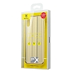 Baseus Glass Sparkling iPhone X / XS Gold Rubber Klf - Resim 5