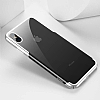 Baseus Glitter iPhone XS Max Beyaz Kenarl Rubber Klf - Resim: 5