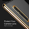 Baseus Glitter Samsung Galaxy Note 8 Tam Kenar Koruma Gold Rubber Klf - Resim: 7
