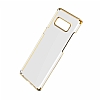 Baseus Glitter Samsung Galaxy Note 8 Tam Kenar Koruma Gold Rubber Klf - Resim 2