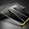 Baseus Glitter Samsung Galaxy S9 Plus Gold Kenarl Rubber Klf - Resim 8