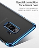 Baseus Glitter Samsung Galaxy S9 Plus Lacivert Kenarl Rubber Klf - Resim 6