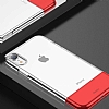 Baseus Half to Half iPhone XR Krmz Silikon Klf - Resim: 4