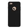 Baseus Hermit Bracket iPhone 7 / 8 Standl Siyah Silikon Klf - Resim 1