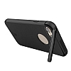 Baseus Hermit Bracket iPhone 7 / 8 Standl Siyah Silikon Klf - Resim 2