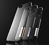 Baseus Sky iPhone 6 / 6S Silver Logo effaf Rubber Klf - Resim 5