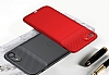 Baseus iPhone 7 / 8 Wireless arj zellikli Krmz Rubber Klf - Resim 3