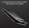 Baseus iPhone X / XS Standl Deri Grnml Siyah Silikon Klf - Resim: 9