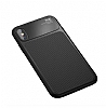Baseus Knight iPhone X / XS Siyah Silikon Klf - Resim 1