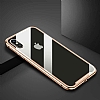 Baseus Magnetite Hardware iPhone X / XS 360 Derece Koruma Cam Gold Klf - Resim 1