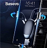 Baseus Mini Gravity Silver Havalandrma Ara Telefon Tutucu - Resim: 6