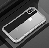 Baseus Panzer iPhone XR Gri Silikon Kenarl Ultra Koruma Klf - Resim: 1