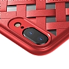 Baseus Paper Cut Case iPhone 7 Plus / 8 Plus Krmz Silikon Klf - Resim: 2
