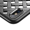 Baseus Paper Cut Case iPhone X / XS Siyah Silikon Klf - Resim 1