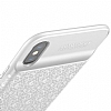 Baseus Plaid iPhone X / XS 3500 mAh Bataryal Beyaz Klf - Resim: 3