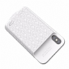 Baseus Plaid iPhone X / XS 3500 mAh Bataryal Beyaz Klf - Resim 5