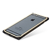 Baseus Rigid Soft iPhone 6 / 6S Gold Metalik Kenarl Silikon Bumper Klf - Resim: 6