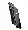 Baseus See-Through iPhone XR Pembe Silikon Kenarl Cam Klf - Resim 1