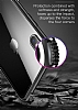 Baseus See-Through iPhone XS Max Siyah Silikon Kenarl Cam Klf - Resim 3