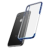 Baseus Shining iPhone XR Lacivert Kenarl Silikon Klf - Resim: 2