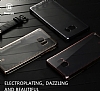 Baseus Shining Samsung Galaxy Note FE Dark Silver Kenarl effaf Silikon Klf - Resim 5