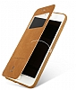 Baseus Simple iPhone 7 Pencereli Manyetik Kapakl Siyah Deri Klf - Resim: 3
