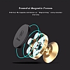 Baseus Small Ears Vertical Type Manyetik Universal Gold Ara Tutucu - Resim 8