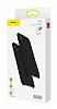 Baseus Super Fiber iPhone XS Max Mavi Rubber Klf - Resim: 3