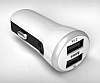 Baseus Tiny ift USB Girili Beyaz Ara arj - Resim 5