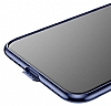 Baseus Simple iPhone X / XS Mavi Silikon Klf - Resim 1