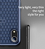 Baseus Weaving iPhone X / XS Pembe Silikon Klf - Resim: 4