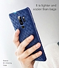 Baseus Weaving Samsung Galaxy S9 Hasr Desenli Siyah Silikon Klf - Resim: 2