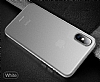 Baseus Wing iPhone XS Max Ultra nce effaf Beyaz Rubber Klf - Resim: 3