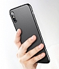Baseus Wing iPhone XS Max Ultra nce effaf Beyaz Rubber Klf - Resim: 1