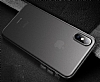 Baseus Wing iPhone XS Max Ultra nce effaf Siyah Rubber Klf - Resim: 4