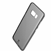 Baseus Wing Samsung Galaxy S8 Plus Ultra nce effaf Siyah Rubber Klf - Resim 2