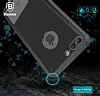 Baseus Shield Case iPhone 7 Plus Lacivert Ultra Koruma Klf - Resim 4