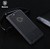 Baseus Shield Case iPhone 7 Plus Lacivert Ultra Koruma Klf - Resim 5