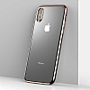 Benks Electroplating iPhone X / XS Siyah Silikon Klf - Resim: 1