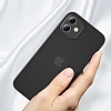 Benks Lollipop iPhone 12 6.1 in Siyah nce Rubber Klf - Resim: 2