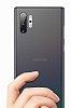 Benks Lollipop Samsung Galaxy Note 10 Plus Ultra nce effaf Siyah Rubber Klf - Resim: 8