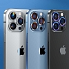Benks New KR iPhone 13 / 13 Mini Silver Kamera Lens Koruyucu - Resim 1