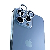 Benks New KR iPhone 13 Pro / 13 Pro Max Mavi Kamera Lens Koruyucu - Resim 2