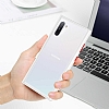 Benks Samsung Galaxy Note 10 Plus Magic Smooth Drop Beyaz Silikon Klf - Resim: 1