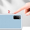 Benks Samsung Galaxy S20 Smooth Drop Beyaz Silikon Klf - Resim 4